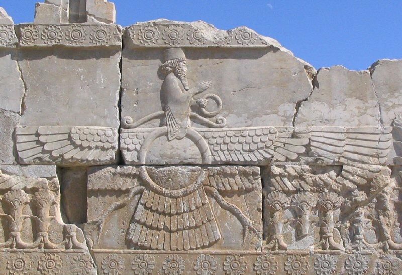 Ahuramazda Relief in Persepolis