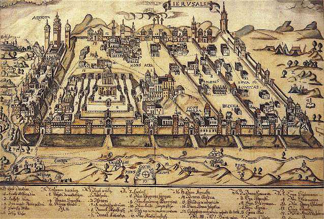 Medieval Fantasy View of Jerusalem